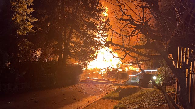 Staufen: Zwei Personen vermisst nach Wohnhausbrand