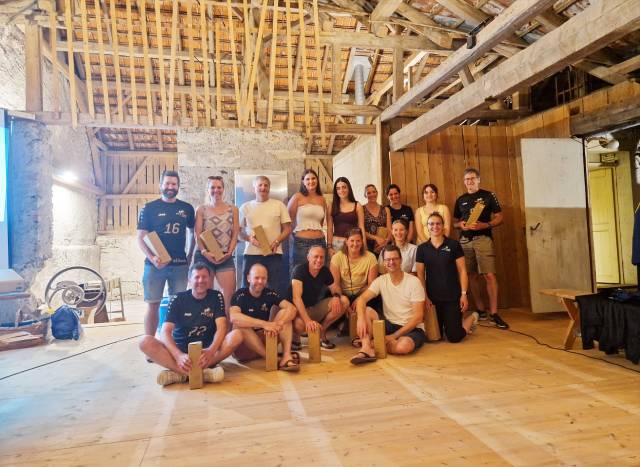 Frick Volley hielt die Generalversammlung im Sotto l’Ombrellino, der Marktfestlokalität, ab. Foto: zVg    