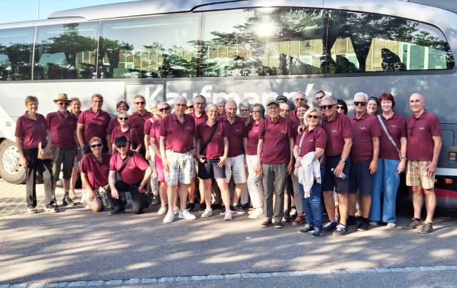 35 Teilnehmende waren beim diesjährigen Ausflug des Rebbauvereins Kaisten dabei. Foto: zVg