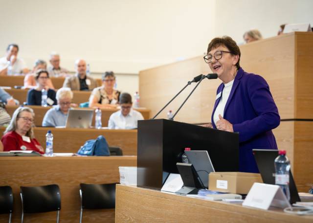 Die Rheinfelder Anwältin Catherine Berger wurde zur Kirchenratspräsidentin für die Amtsperiode 2027-2030 gewählt. Foto: Felix Wey