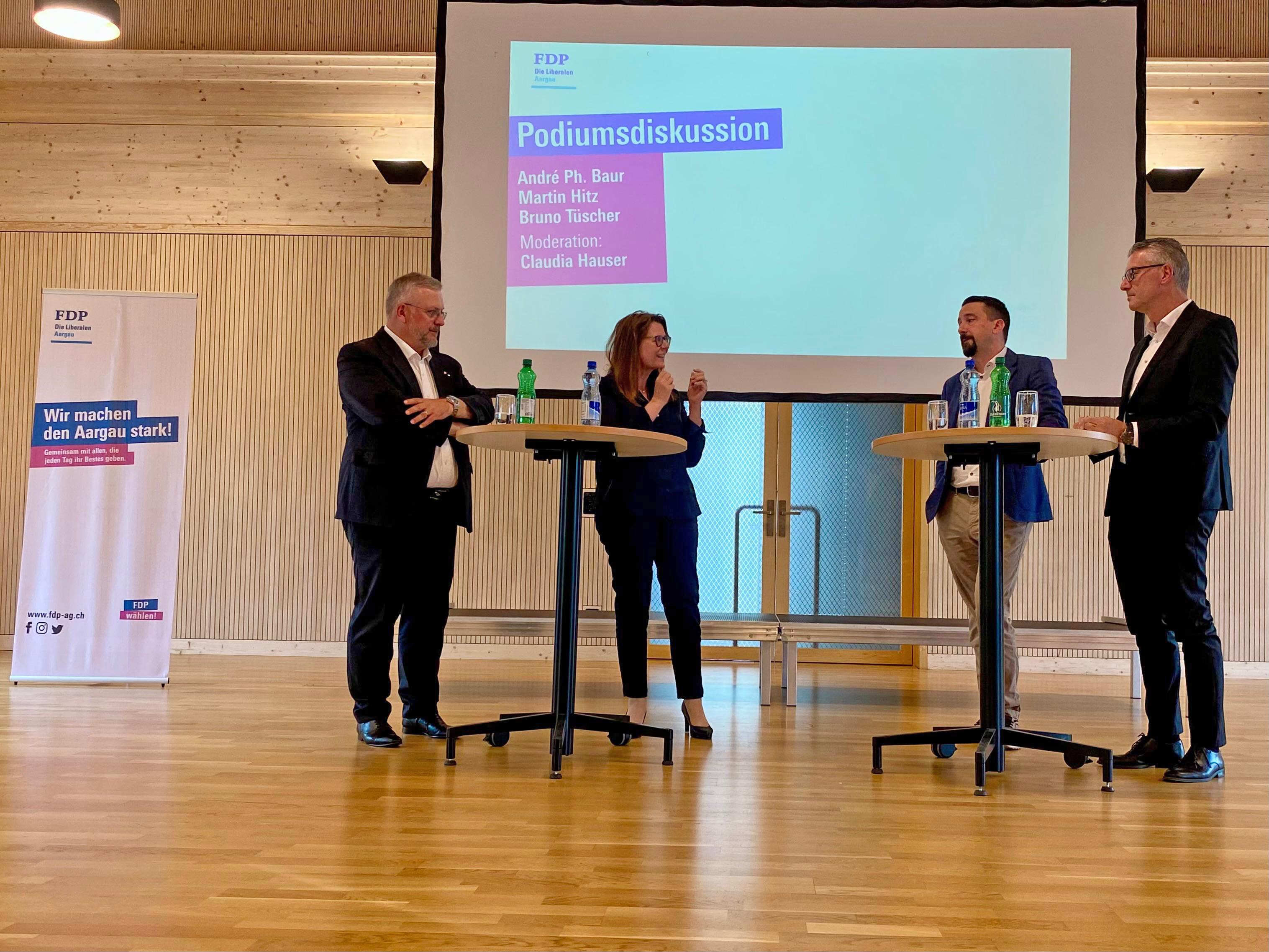 Das Podium der Sommertagung. Foto: zVg